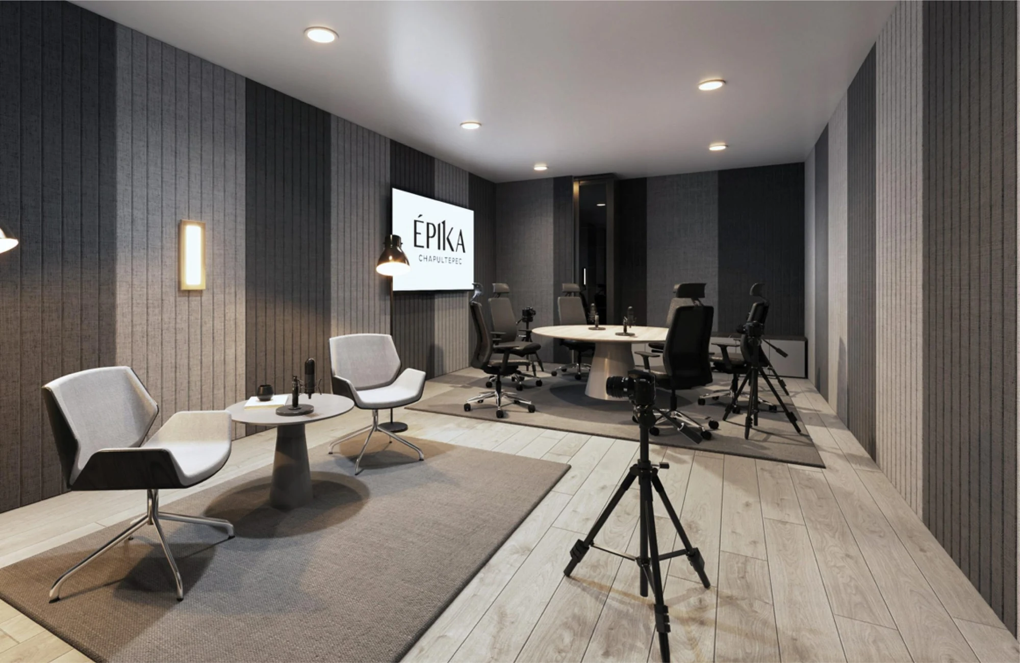 Acoustic room · render oficial