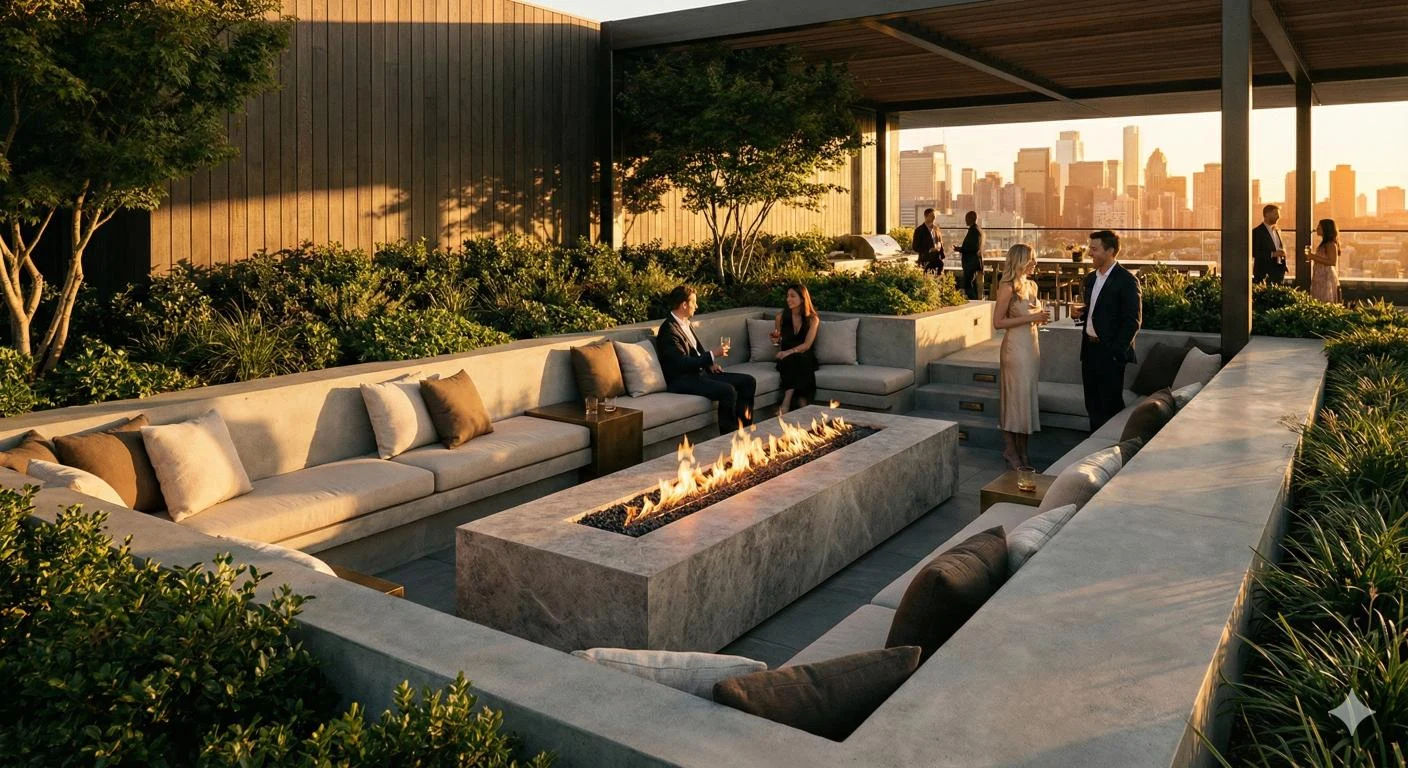 Render oficial del Firepit de ÉPIKA